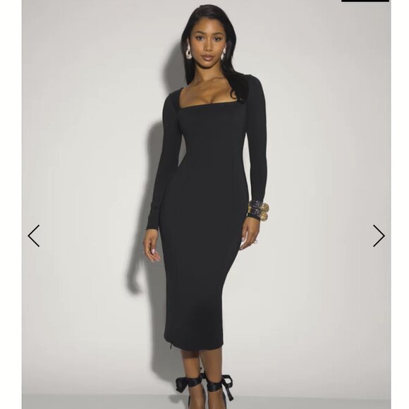 TA3 Squarey Long Sleeve Dress - Picture 1 of 6